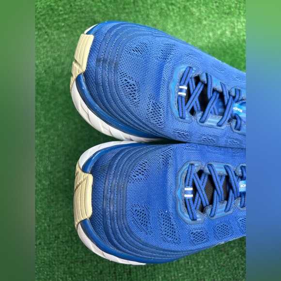 HOKA ONE ONE Blue Bondi 6 Sneakers Shoes Mens Sz 10.5 Running Walking pre-owned - Picture 16 of 16
